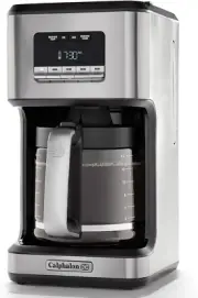 Coffee Maker, Programmable Coffee Machine with Glass Carafe, 14 Cups, Stainless