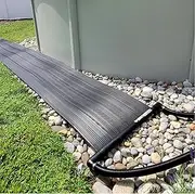 SunHeater S120U Universal Solar Pool Heater 2 by 20-Feet, Black