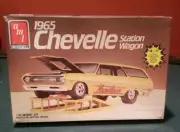 AMT 6505 1965 CHEVELLE STATION WAGON 1/25 SCALE MODEL KIT New Unbuilt