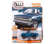 Auto World Release 3A Muscle Trucks 1981 Chevy Silverado Stepside PIckup