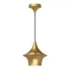 Alora Mood Emiko 1 Light 9" Pendant, Brushed Gold - PD523009BG