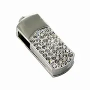 Full Capacity 32GB Lovely Bling Shing Rhinestone Diamond Pendrive Memory Stick USB Flash Disk Pen Drive Gift