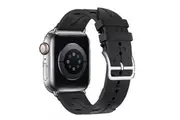 Black For Apple Watch Band iWatch Strap Series 10 SE 9 8 46mm Wristwatch 44mm