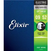 Elixir #19007 Electric Guitar 7 Strings Optiweb Steel 9-52 Super Light