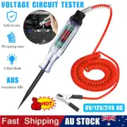 Car Truck Electrical Circuit Voltage Tester DC 6V 12V 24V Test Light Probe Pen