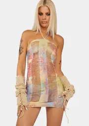 [Jaded London] Savannah Slashed Halter Dress