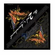 2nd Amendment 1791 Eagle American Flag Design 21" x 21" Bandana