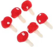 TOKIDNY 6pcs Felt DIY Ornaments DIY Brooch Hairpin Decorations Clothes DIY Materials