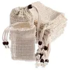 Sponge Easy Bubble Soap Storage Bags Foam Maker Sisal Soap Bag Soap Saver