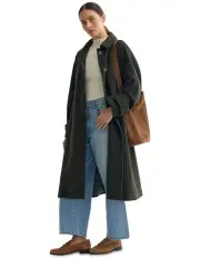 [Oxford] Tamara Wool Coat in Olive