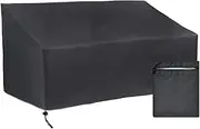 ValueHall Patio Sofa Cover Outdoor Furniture Waterproof and Dust-Proof Cover for Table Chair Seat Lounge Porch Sofa and Outdoor Patio Lawn Backyard Sofa V1C03 (4-Seater)