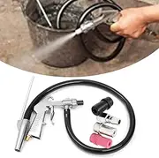 AKLOSIPY Industrial Sandblaster Tools Kit with Nozzles, Connectors, and Extended Grip for Efficient Removal