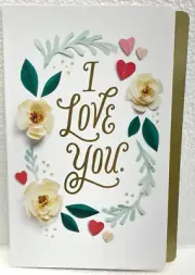 I Love You, With all my heart all the time Greeting Card Hallmark