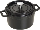 Cast Iron Dutch Oven 1.25-Qt round Cocotte, Made in France, Serves 2, Matte Blac