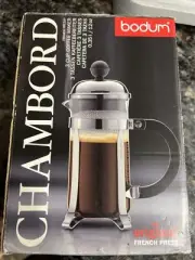 Open Box Bodum Chambord The Original French Press 3 Cup Coffee Maker 0.35L/12oz