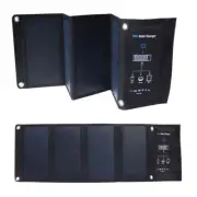 28W/5V Outdoor Portable Folding Solar Panel Charger Power Supply For Smart Phone