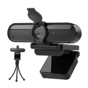 Webcam, FHD Streaming Camera with/30fps, 1080P/60fps, Autofocus, Dual Noise 2K