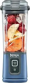 [Ninja Blast] Portable Blender, High Speed Hand Held Smoothie Maker, Cordless & Rechargeable, BC100NVANZ, Denim Blue