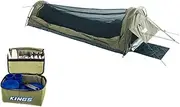 [Adventure Kings] Single Swag Dome Tent 4WD Camping Hiking Outdoor + 37 Piece Picnic BBQ Set
