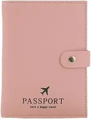 [ILIYAH] Passport Holder Travel Wallet - UK Passport Cover for Travel Multi-Functional Passport Case Card Holder Document Organizer, Light Grey, Casual