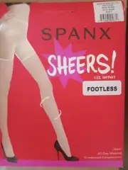 Spanx NEW Black Sheers Bootyfull All Day Shapewear NWT Size G Black
