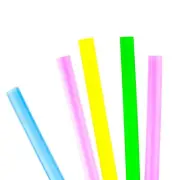 150 Pack - Jumbo Colored Boba Bubble Tea Straws | Individual Wrapped