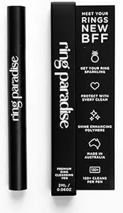 Ring Paradise Ring Cleaning Pen for Jewellery Engagement Diamond Sparkle Vegan and Cruelty Free Made in Australia Cleaner Kit