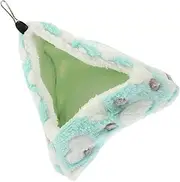 Abaodam Warm Plush Hamster Hanging Hammock Bed Cozy Winter Sleeping Cushion for Small Animals Guinea Pigs Squirrels and Chinchillas Detachable Material for Easy Cleaning and Comfort
