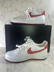 Nike AIR FORCE 1 Low '07 WHITE/REDNew Women's Casual School Shoes Size 8.5