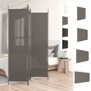 Panel Room Divider Fabric Privacy Screen Folding Multi Colours/Sizes vidaXL