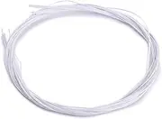 JOINPAYA 10 Pieces White Abs Guitar Binding Strips 1647x1.5x0.5mm for Guitar Parts