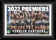 2022 NRL Premiers Penrith Panthers Photo Poster Framed Memorabilia