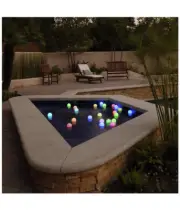 3” Mood Light Pool & Garden Deco Balls Set Of 2