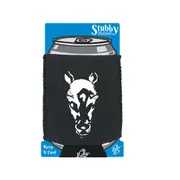 Animal Horse Head - Funny Novelty Stubby Holder With Base