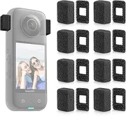 YOUSHARES 8PCS Mic Wind Muff Set for Insta360 X4 Mic / X3 Mic, Premium Microphone Windscreen for Insta360 X4 Camera Accessories Cushion Effectively Reduces Noise and Improves Sound Quality