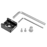 Cold Shoe Mount Adapter Cold Shoe Bracket with 1/4" Thread Hole for Camera DSLR Flash LED Light Monitor Video