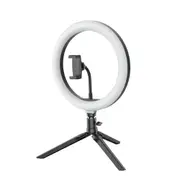 Flash Led Phone Holder Selfie Stick Removable Tripod Stand