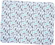 Generic Cute Animals Blanket for Boy Girl Soft Plush for Newborn Boys Multi Functional Cot Bed Cover for Indoor Outdoor Use for Nursery Stroller
