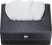 Tissue Box for Car,Faux Leather Tissue Box Storage for Cars | Rectangular Shape Easy Access Storage for Family Trips Daily Commute Road Trips Keeps Auto Tidy