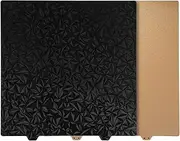 3D Printer PET PEI Build Plate, 377x370mm 3D Print Flexible Bed 3D Printer PET Sheet Accessories for Ender 5 Plus, Support PLA PETG TPU TPE HPS PA CF Wood (Steel Plate)