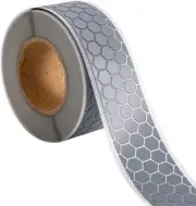 High Visibility Iron On Silver Reflective Heat Transfer Vinyl Tape For C