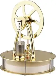 Low Tempe Ure Stirling Engine Assemb Electrici Gene Or Heat Experiment Physical Gene Or Model with Flywheel Design Science Experiment DIY Education Toy for T Er Adults School Type-3