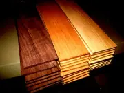 BULK MULTIPAK (54) KILN DRIED SANDED THIN WALNUT, CHERRY, MAPLE 12" X 3" X 3/8"