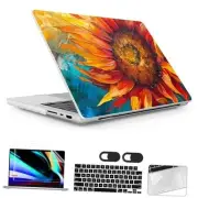 for MacBook Pro 16 inch Case 2021 2022 2023 2024 Release A3186 A3403 Sunflower