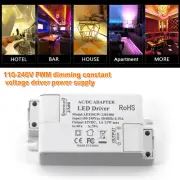 AC 110V to DC 12V 1A 12W Dimmable Transformer Power Supply LED Driver Adapter US