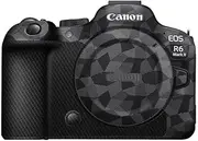 JJC Anti-Scratch Protection Sticker Compatible with Canon EOS R6 Mark II R6II Mirrorless Camera, Non-Slip Camera Body Skin Cover Film Protector (Dark Gray Geometric)
