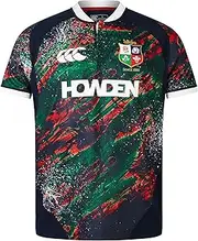 Canterbury Men's British & Irish Lions Replica Warm Up Rugby Jersey | Official British & Irish Lions Licensed Product Technical Rugby Jersey