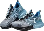 [JiuQing] Steel Toe Shoes Safety Shoes Mens Fashion Work Sneakers Lightweight Comfortable