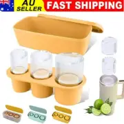 Ice Cube Tray Mold for Stanley TumblerCup Silicone Ice Mold Cube with Lid NGY