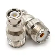 BNC to UHF RF Connector Coaxial BNC Male to UHF Female RF BNC UHF Adapter